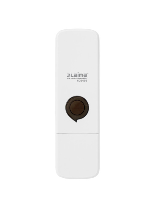 Дозатор для жидкого мыла LAIMA PREMIUM НАЛИВНОЙ, 0,3 л, белый, ABS-пластик, 609498