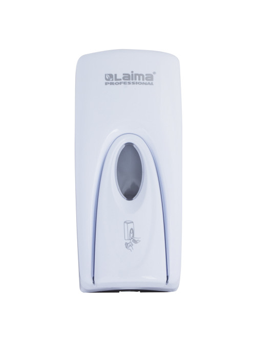 Дозатор для жидкого мыла LAIMA PROFESSIONAL ORIGINAL, НАЛИВНОЙ, 1 л, белый, ABS-пластик, 605782