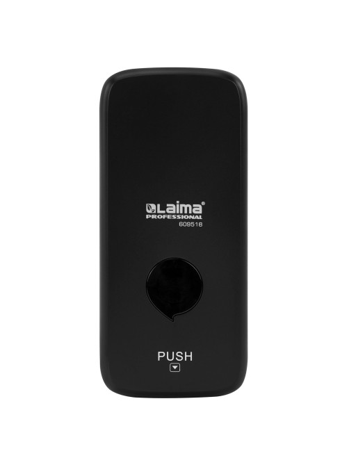 Дозатор для жидкого мыла LAIMA PROFESSIONAL PREMIUM BLACK, НАЛИВНОЙ, 0,5 л, черный, ABS-пластик, 609518