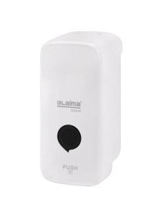 Дозатор для жидкого мыла LAIMA PROFESSIONAL PREMIUM, НАЛИВНОЙ, 0,5 л, белый, ABS-пластик, 609508
