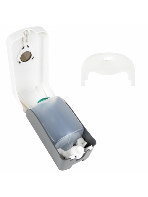 Дозатор для мыла-пены ULTRA LAIMA PROFESSIONAL, НАЛИВНОЙ, 1 л, белый, ABS-пластик, 606832