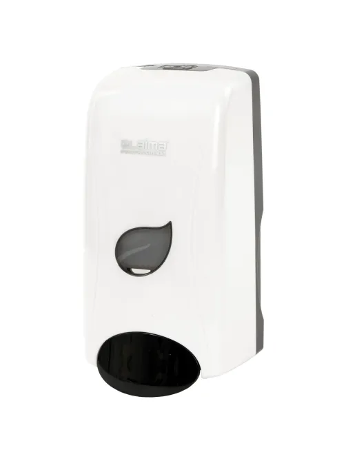 Дозатор для жидкого мыла LAIMA PROFESSIONAL ECO, НАЛИВНОЙ, 1 л, белый, ABS-пластик, 606551