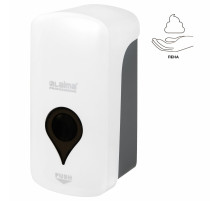 Дозатор для мыла-пены ULTRA LAIMA PROFESSIONAL, НАЛИВНОЙ, 1 л, белый, ABS-пластик, 606832
