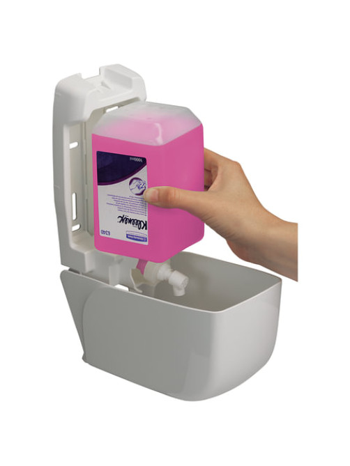 Дозатор для жидкого мыла 1 литр KIMBERLY-CLARK Aquarius, белый, 6948