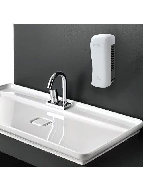 Дозатор для жидкого мыла LAIMA PROFESSIONAL ORIGINAL, НАЛИВНОЙ, 0,8 л, белый, ABS-пластик, 605774
