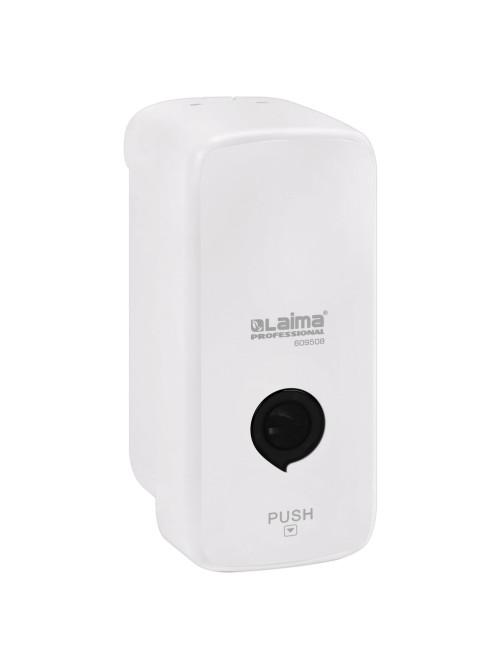 Дозатор для жидкого мыла LAIMA PROFESSIONAL PREMIUM, НАЛИВНОЙ, 0,5 л, белый, ABS-пластик, 609508
