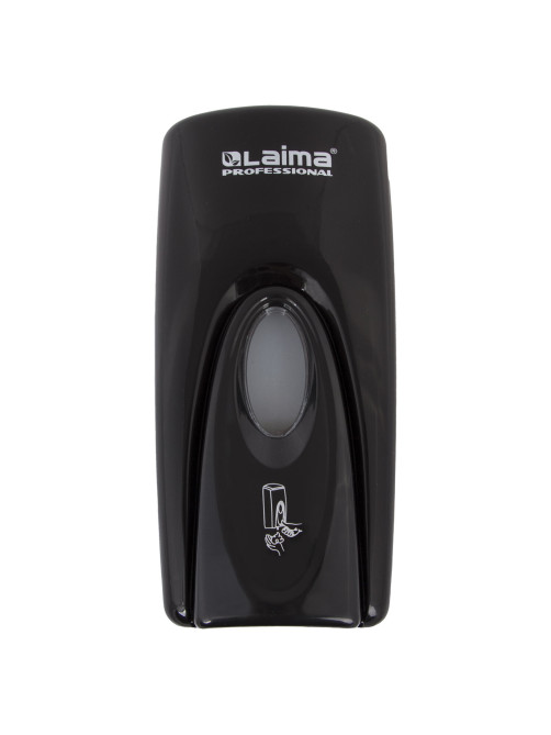 Дозатор для жидкого мыла LAIMA PROFESSIONAL ORIGINAL, НАЛИВНОЙ, 1 л, черный, ABS-пластик, 605783