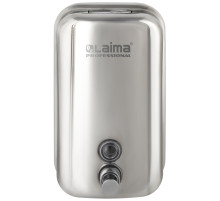 Дозатор для жидкого мыла LAIMA PROFESSIONAL INOX (гарантия 3 года), 1 л, нержавеющая сталь, зеркальный, 605393