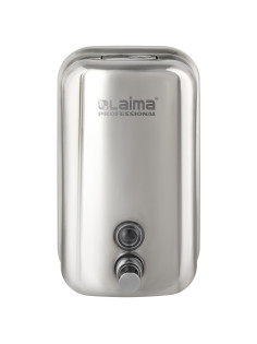 Дозатор для жидкого мыла LAIMA PROFESSIONAL INOX (гарантия 3 года), 1 л, нержавеющая сталь, зеркальный, 605393