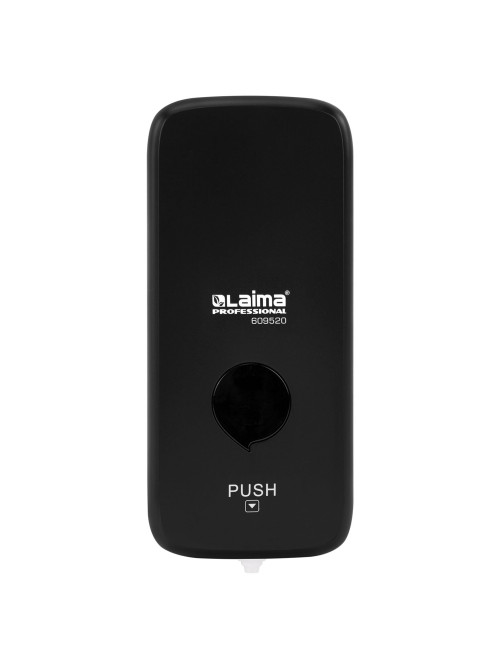 Дозатор для жидкого мыла-пены LAIMA PROFESSIONAL PREMIUM BLACK, НАЛИВНОЙ, 1 л, черный, ABS-пластик, 609520