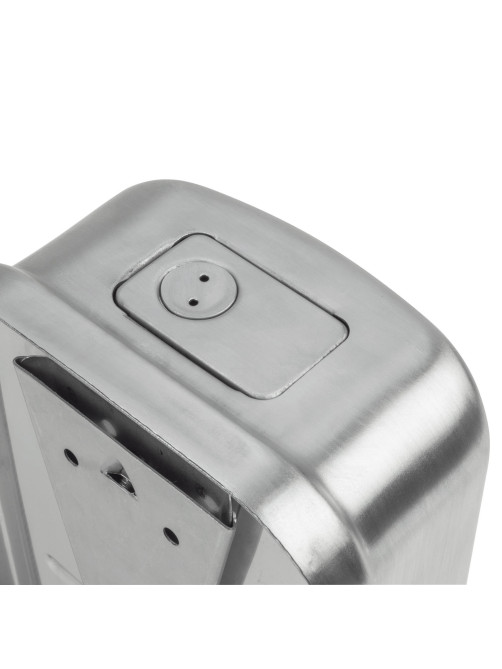 Дозатор для жидкого мыла LAIMA PROFESSIONAL INOX (гарантия 3 года), 1 л, нержавеющая сталь, матовый, 605395