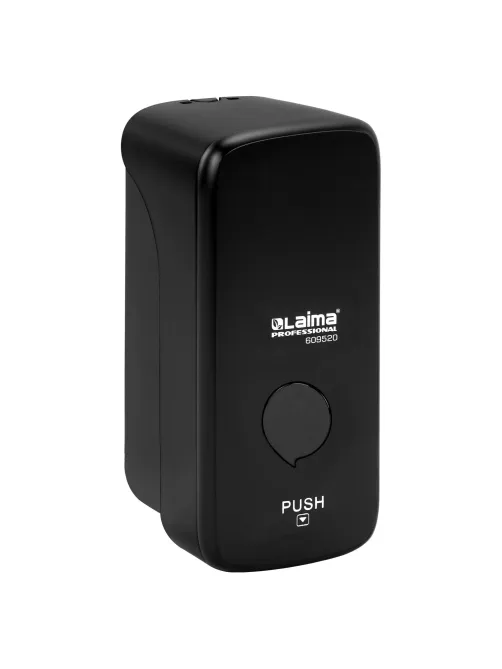 Дозатор для жидкого мыла-пены LAIMA PROFESSIONAL PREMIUM BLACK, НАЛИВНОЙ, 1 л, черный, ABS-пластик, 609520