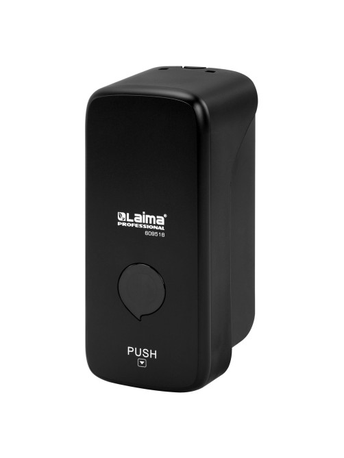 Дозатор для жидкого мыла LAIMA PROFESSIONAL PREMIUM BLACK, НАЛИВНОЙ, 0,5 л, черный, ABS-пластик, 609518