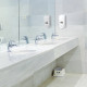 Дозатор для мыла-пены LAIMA PROFESSIONAL CLASSIC, НАЛИВНОЙ, 1 л, белый, ABS-пластик, 606681
