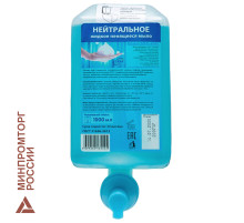 Картридж с жидким мылом-пеной (Kimberly-Clark Aquarius), Нейтральное, синее, 1 л, KEMAN, 100025-А1000