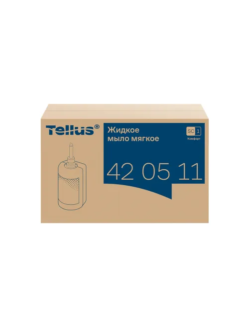 Картридж с жидким мылом одноразовый Tellus/TORK (Система S1) Advanced, 1 л, мягкое, 420511