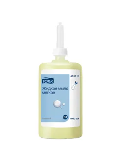 Картридж с жидким мылом одноразовый Tellus/TORK (Система S1) Advanced, 1 л, мягкое, 420511