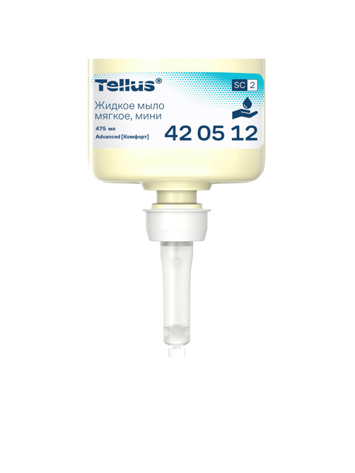 Картридж с жидким мылом одноразовый TORK (Система S2) Advanced, 0,475 л, мягкое, 420512