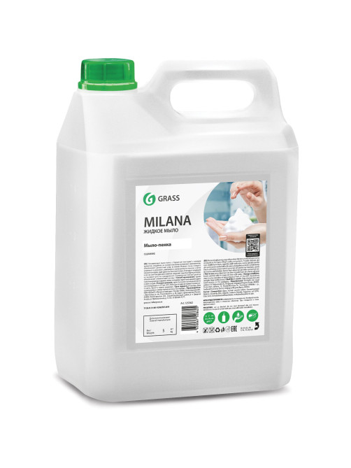 Мыло-пена жидкое 5 кг, GRASS MILANA 