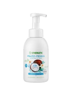 Мыло-пенка гипоаллергенное для рук и тела 500 мл, SYNERGETIC 