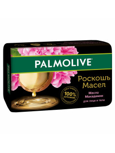 Мыло туалетное 90 г, PALMOLIVE РОСКОШЬ МАСЕЛ 