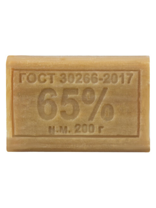 Мыло хозяйственное 65%, 200 г, МЕРИДИАН, без упаковки, МИНПРОМТОРГ
