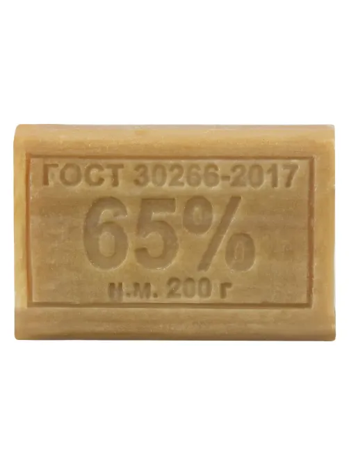 Мыло хозяйственное 65%, 200 г, МЕРИДИАН, без упаковки, МИНПРОМТОРГ