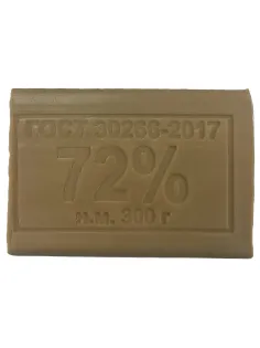 Мыло хозяйственное 72% 300 г (Меридиан), без упаковки, МИНПРОМТОРГ
