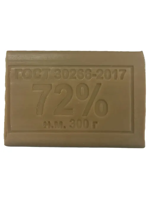 Мыло хозяйственное 72% 300 г (Меридиан), без упаковки, МИНПРОМТОРГ
