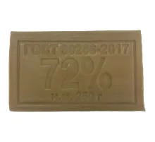 Мыло хозяйственное 72% 250 г (Меридиан), без упаковки, МИНПРОМТОРГ