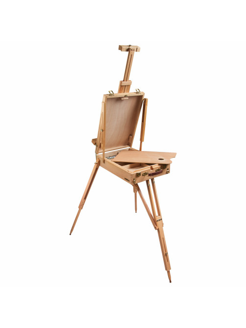 Этюдник BRAUBERG ART CLASSIC, бук, 50х34х11 см, высота холста 87 см, ножки деревянные 90 см, ремень, 190654