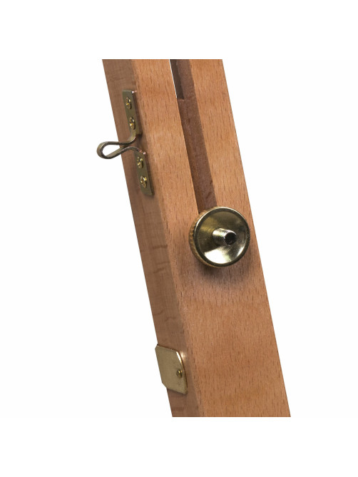 Этюдник BRAUBERG ART CLASSIC, бук, 50х34х11 см, высота холста 87 см, ножки деревянные 90 см, ремень, 190654