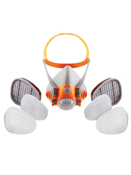 Комплект защитный Jeta Safety 6500 (перчатки, полумаска, фильтр, предфильтр, держатель), размер М, J-SET6500-M