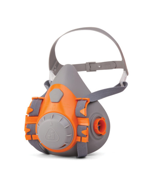 Полумаска фильтрующая Jeta Safety 6500, мягкий силиконовый материал, без фильтров, размер L, 6500-L
