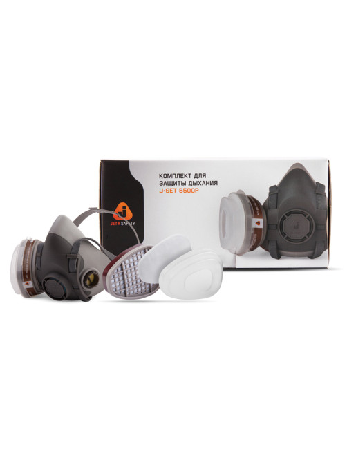 Комплект защитный Jeta Safety 5500P (перчатки, полумаска, фильтр, предфильтр, держатель), размер L, J-SET5500P-L