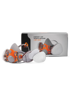 Комплект защитный Jeta Safety 6500 (перчатки, полумаска, фильтр, предфильтр, держатель), размер М, J-SET6500-M