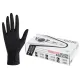 Перчатки нитриловые сверхпрочные с текстурой SFM MEGA TEX BLACK, Германия, 25 пар (50 штук), размер 9-10, XL (очень большой)