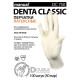 Перчатки латексные смотровые MANUAL DC750, Австрия, 50 пар (100 шт.), размер M (средний), белые, DC750-02