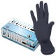 Перчатки нитриловые смотровые CONNECT ULTRA BLACK, 50 пар (100 шт.), размер L (большой), черные, CON-UB-INT-03