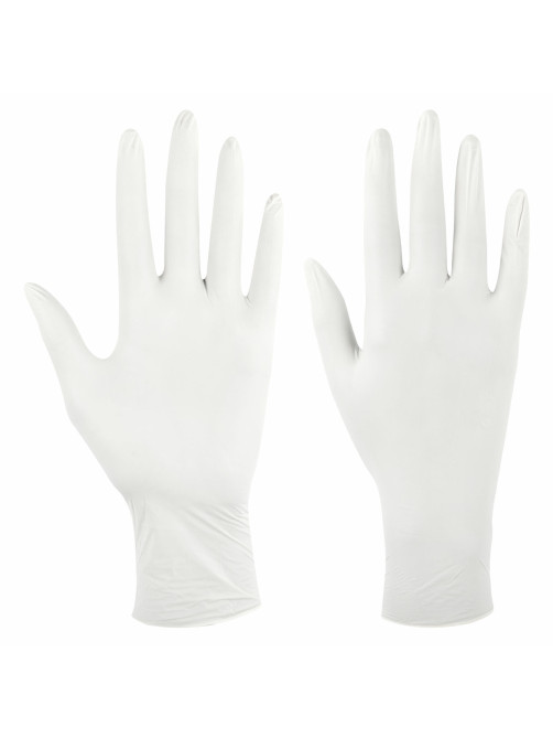 Перчатки латексные смотровые SFM Grip-Surface/ L 254 SC, Германия, 50 пар (100 штук), размер 8-9, L (большой)