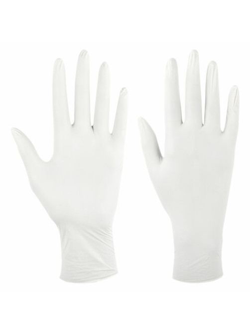 Перчатки латексные смотровые SFM Grip-Surface/ L 254 SC, Германия, 50 пар (100 штук), размер 6-7, S (малый)