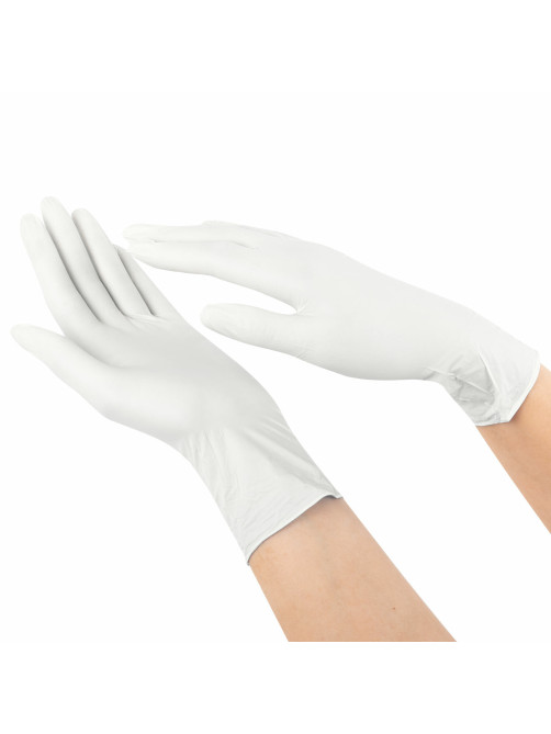 Перчатки латексные смотровые SFM Grip-Surface/ L 254 SC, Германия, 45 пар (90 штук), размер 9-10, XL (очень большой)