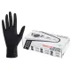 Перчатки нитриловые сверхпрочные с текстурой SFM MEGA TEX BLACK, Германия, 25 пар (50 штук), размер 9-10, XL (очень большой)