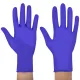 Перчатки нитриловые смотровые SFM Supersoft N135, Германия, 100 пар (200 штук), размер 8-9, L (большой), фиолетовые