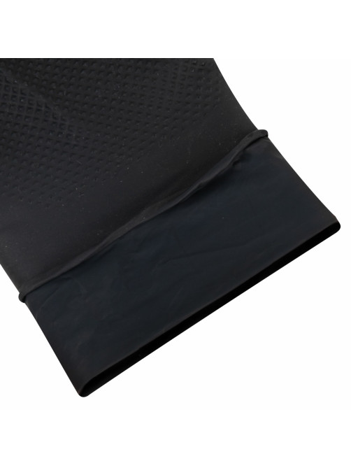 Перчатки нитриловые сверхпрочные с текстурой SFM MEGA TEX BLACK, Германия, 25 пар (50 штук), размер 9-10, XL (очень большой)