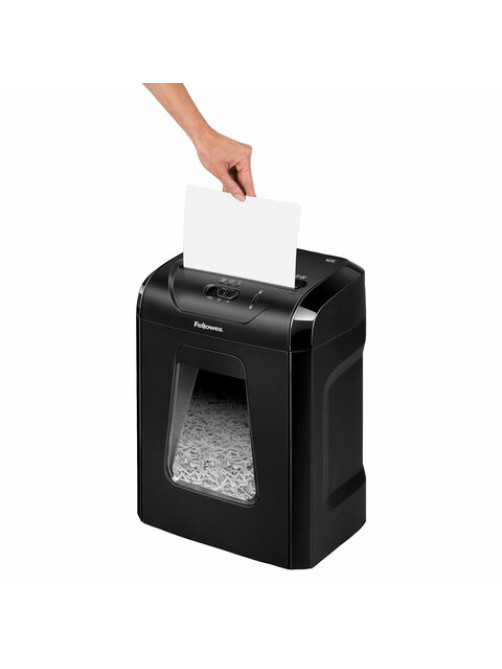 Уничтожитель (шредер) FELLOWES POWERSHRED 12C, 4 уровень секретности, фрагменты 4х40 мм, 12 л., 18 л, FS-71201