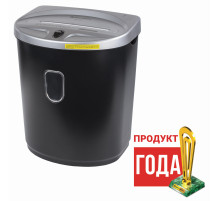 Уничтожитель (шредер) BRAUBERG S8-DS, 2 уровень секретности, полоски 4 мм, 8 листов, корзина 23 литра, 531772