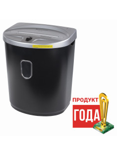 Уничтожитель (шредер) BRAUBERG S8-DS, 2 уровень секретности, полоски 4 мм, 8 листов, корзина 23 литра, 531772