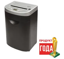 Уничтожитель (шредер) BRAUBERG S22-S, 2 уровень секретности, полоски 4 мм, 22 листа, корзина 34 литра, CD, 531773
