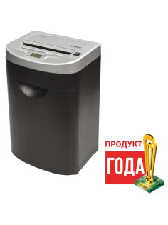 Уничтожитель (шредер) BRAUBERG S22-S, 2 уровень секретности, полоски 4 мм, 22 листа, корзина 34 литра, CD, 531773